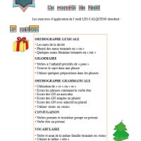 Dictée 2 Le marché de Noël CM1